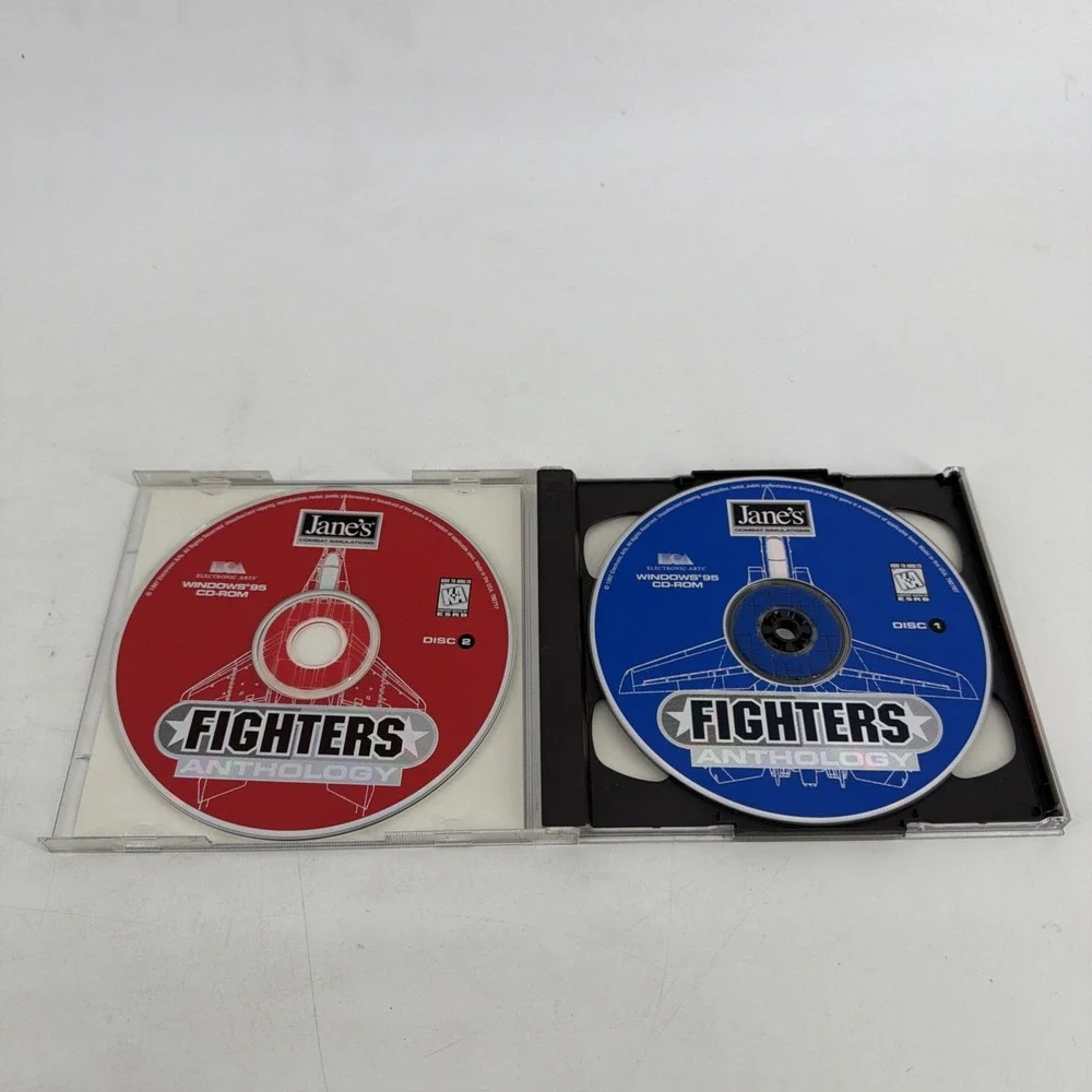 Jane's Combat Simulations Fighters Anthology Big Box PC CD ROM Game 1997 CIB